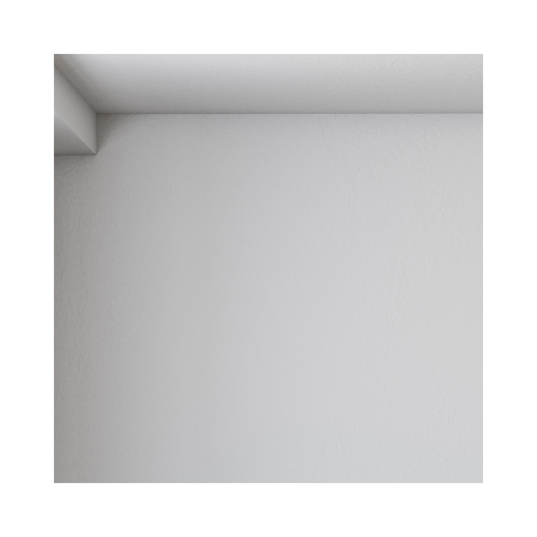 White bathroom sink standing on a wooden shelf. A square mirror hanging on a white wall. A close up. 3d rendering